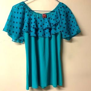 Vintage Polkadot Top